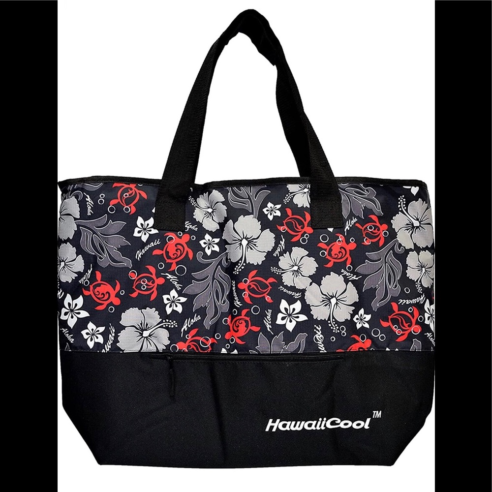 NWT Hawaiian Print Large Insulated Cooler Tote Bag